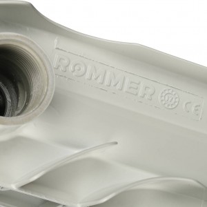 Радиатор алюминиевый ROMMER Optima 500/80 12 секций RAL9016 1596 Вт